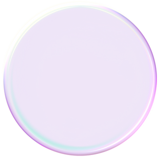 梦幻风格多彩泡泡贴纸-圆形